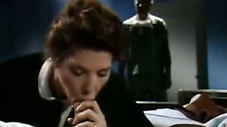 Best classic sex video with threesome and DP