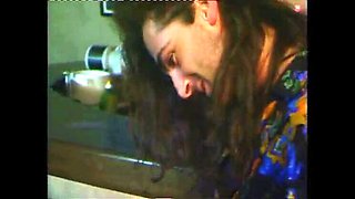 Dirty Housemaid Craves a Big Cock in Her Pussy and Ass in a Bar