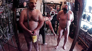 Domina Satana Final Part: Butler Becomes Her Piggy Slave - BDSM Bondage & Spanking Punishment