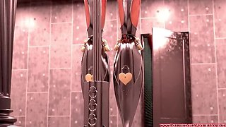 Hardcore Metal Bondage & Restraint Fuck - CyberCaptain Extreme BDSM 3D Animation