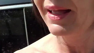 Nude Run with Outdoor Squirt