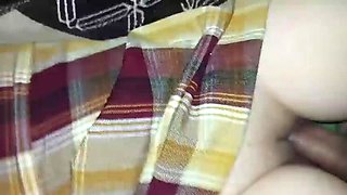 Step Uncle and teen stepniece! Secret tryst while family rests - Keep quiet, or they might catch us! Real amateur, 18-year-old student