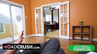 Bratty step daughter ellie nova is always playing sexual pranks on her virgin stepdaddy - dadcrush