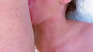 Skinny teen Clanddi gets fucked hard by stepdad at party