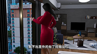 3D Hot Mature MILF Stepmom Cheating with Young Big Cock