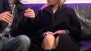 Filthy Nurse Sucks and Fucks, Blonde Public Slut Gags on BBC