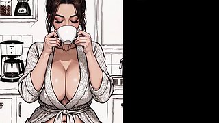 Hentai StepmomArts Big-Titted Big-Ass Form Discarded in Solo JOI - Dripping P