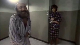 Horny madhouse is filled with lust while pale chick gets nailed by dudes