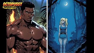 White Wife Sucks Huge Black Cock While Cuckold Husband Watches – Cartoon Porn Story