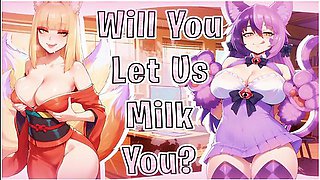[ff4m] For Your Job Interview, Two Hot Monster Girls Milk You To Ensure Quality [lewd Asmr Preview]