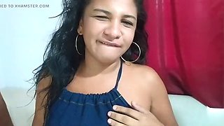 My step brother shares me with his friend and we have a threesome, I suck both of their cocks at the same time, Im happy