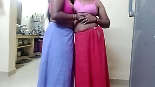 Indian Tamil Aunty Lesbian Romance Show