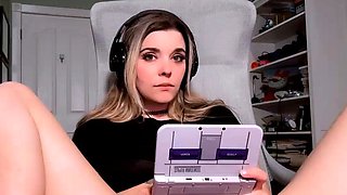 Sexy amateur blonde fingers and toys her wet pussy