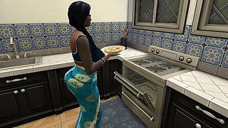 Desi Saree widow aunty Shweta - Part 2 - Wicked Whims