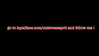 Dominatrix Mistress April's Piss Slut Takes It All Anal Fisting