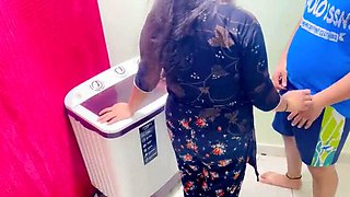 Desi Stepmom Ritik Squirting Loud in Hindi - Hot Indian Mom Cowgirl & Rough Sex