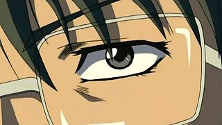 Roped chesty hentai girl eroticd into rough sex