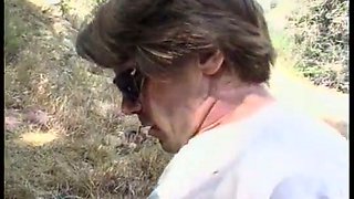 Super duper flexible and extremely wild blondie gets fingerfucked outdoors
