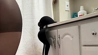 Big boobs milf masturbates with her dildo