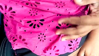 Hot Sri Lankan Amateur Sweetysingle Fingering Her Pussy in Car on Public Road - Homemade Solo Masturbation Orgasm