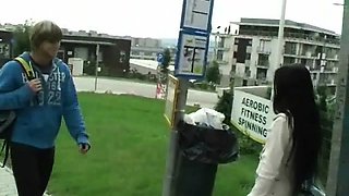 Fucking at the bus stop