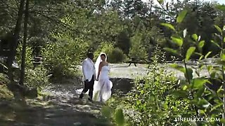 Lesbian Wedding Seduction - Hot Pussy Eating & Passionate Fingering
