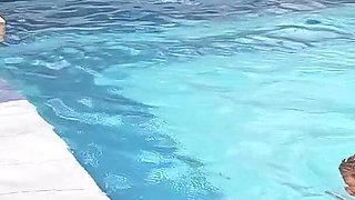 The Martix Walk Chapter Ii: Mariana Makes Yeri and Raul Give Her a Double Penetration in the Pool in the Rain