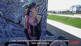 BDSM -emmita Misbehaves, and Fedora Delivers the Punishment