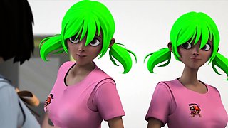 GIANTESS coach - 3D Hentai School Porn EngDubbed