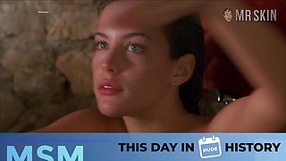 Sexy hard nipples belonged to charming beauty Liv Tyler are worth your attention