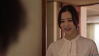 Beautiful Japanese MILF With Horny Grandpa (Decensored)