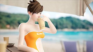 Hard anal sex! Fucking D.Vas big hot ass 3D hentai, the best Overwatch porn compilation aphy3d