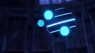 A sexy hottie gets fucked by a female alien in a cave