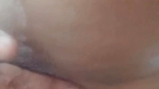 Assy wants to make pleasured her self she takes a bath  and fingering her pussy