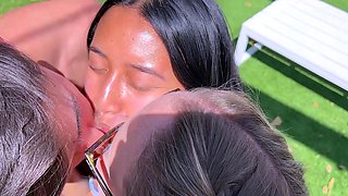 Isla Summer And Nakedbakers Having Outdoor Sextape With