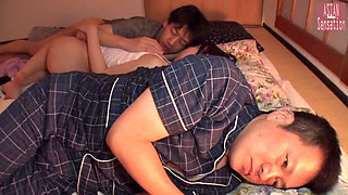 Wife Climaxes with Her Father in Law Right Beside Her Husband - Part2