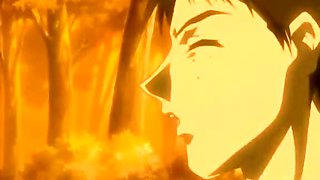 Animated guy diddles babe in the garden