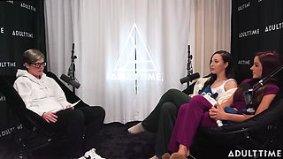 Pornstars Podcast After Lesbian Hookup! Vanna Bardot & Melissa Stratton the Adult Time Podcast