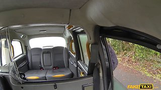 Hot french stunner takes my Big Dick in her booty - faux taxi