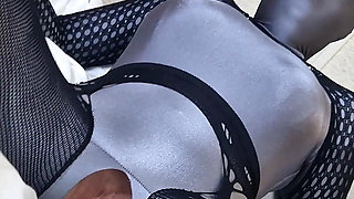 POV Nora Fox Zentai Fantaisie Grey