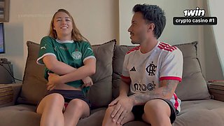 I bet with my Palmeiras sister-in-law on a Flamengo victory - Copa Libertadores Final