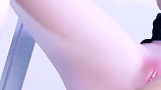 3D Big Boobs Slut Cosplay Babe Got Fucked in the Bathroom