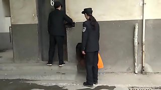 Chinese Girl At Jail