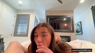 Ari Kytsya Strips And Gets Banged On The Bed