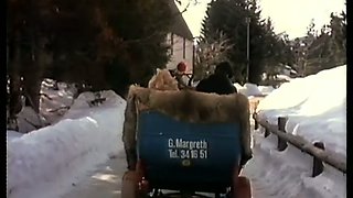 Incredible extreme sex session with a hot blondie on the snow