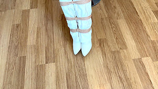 Ava Kayley in: Captured Cowgirl, No Ride Just Restraints (4k + Bts)