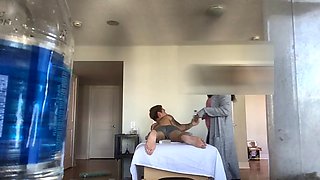 Real ebony RMT cant help herself and gives in to Asian cock