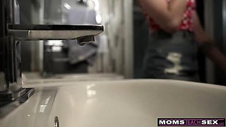 Moms Teach Sex featuring Aiden Ashley and Jay Romero's rough video