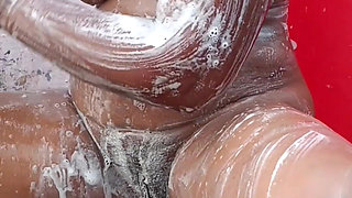 My nude bathing show