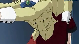 Hentai teacher fucks her naughty student with her long